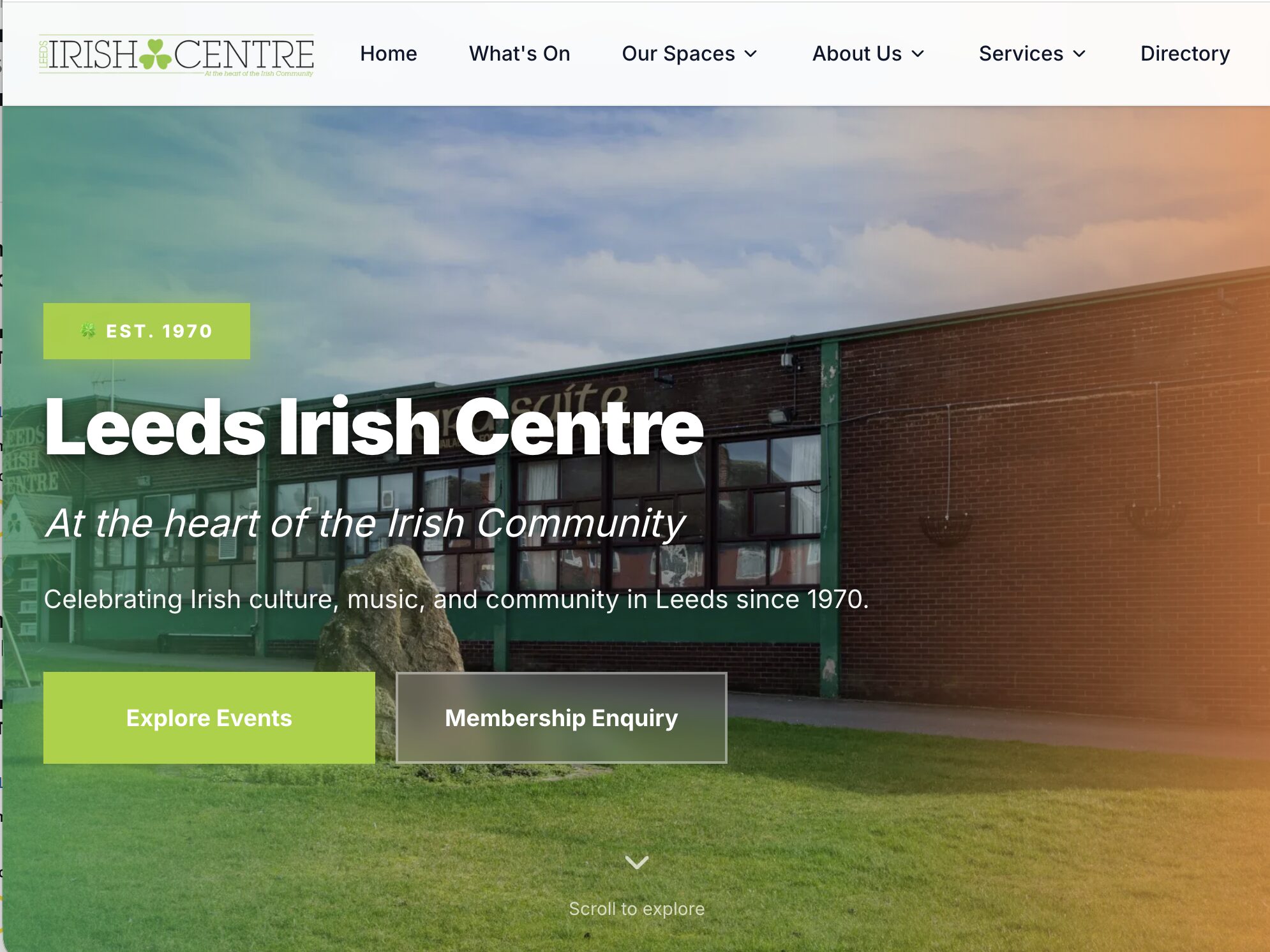 Leeds, United Kingdom: The Irish Centre